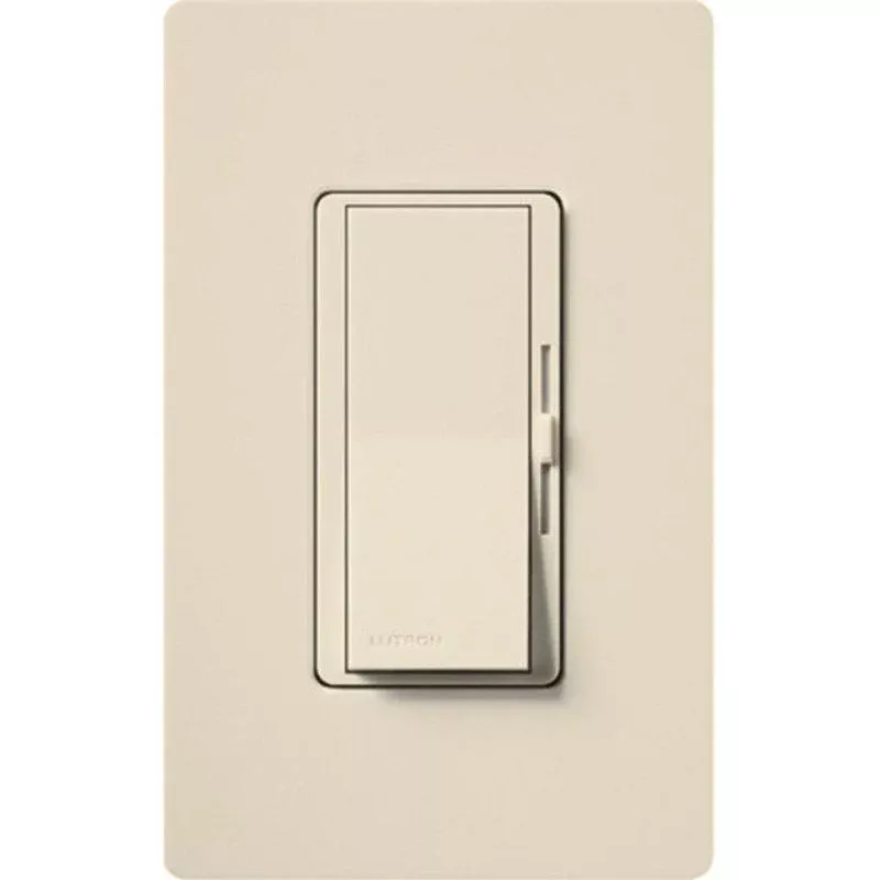 Decorator Dimmer, 150/600W, Light Almond By Lutron DVCL-153P-LA