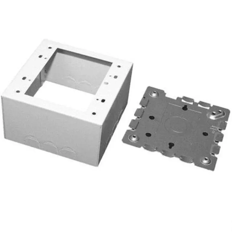 Deep Switch/Receptacle Box, 2-Gang, 500/700 Series, Ivory By Wiremold V5744-2