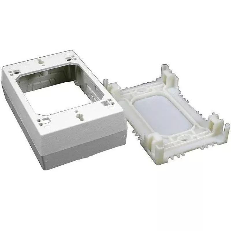 Device Box, 1-Gang, 2300 Series Raceway, Ivory By Wiremold 2347