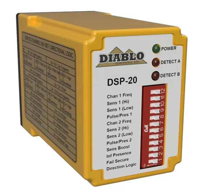 DIABLO DSP-20-117, DUAL CHANNEL VEHICLE DETECTOR