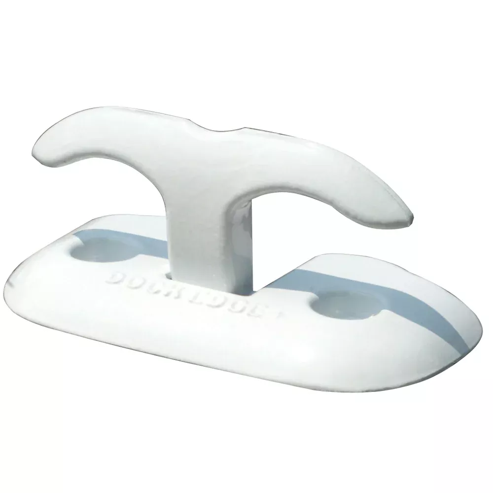 Dock Edge Flip Up Dock Cleat 6″ White [DE2606WF]
