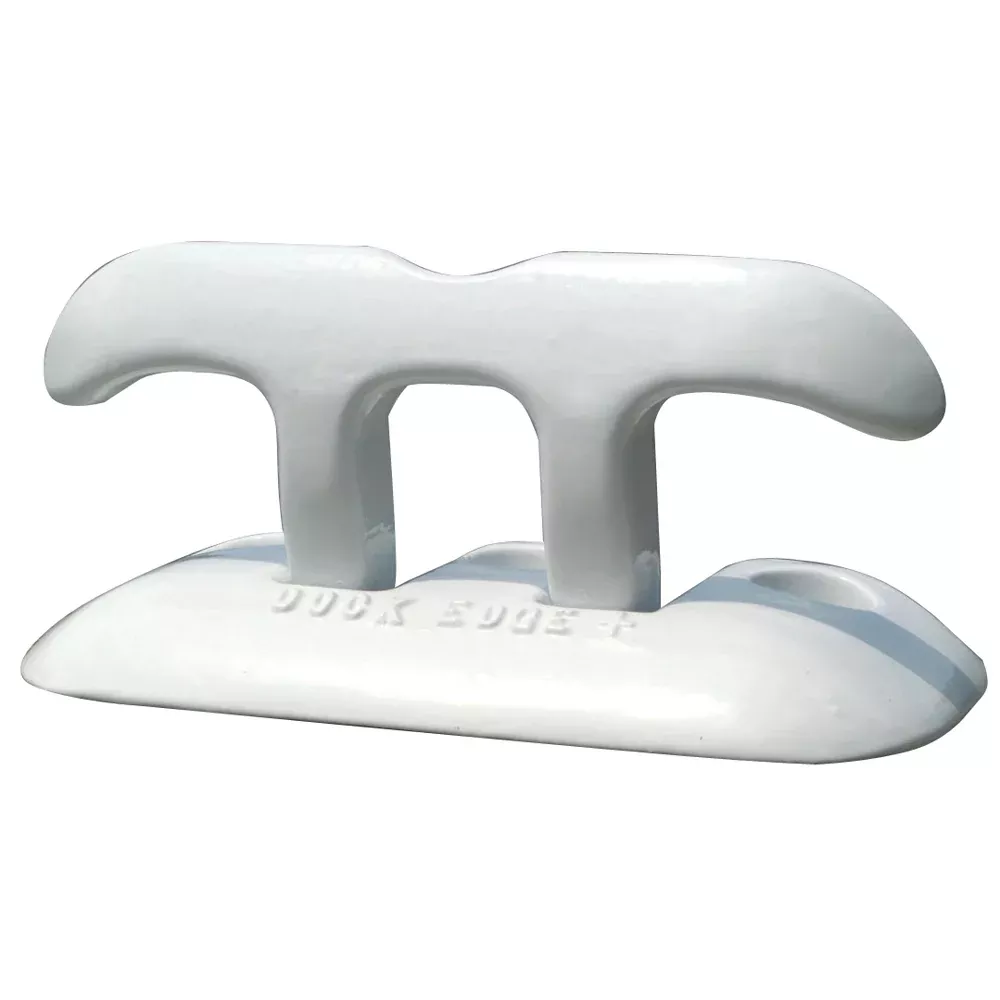 Dock Edge Flip Up Dock Cleat 8″ – White [DE2608WF]