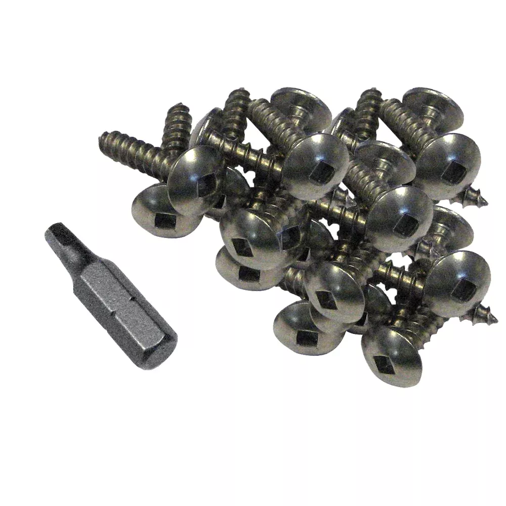 Dock Edge Stainless Steel Profile Fasteners 100 PCS 1″ [DE1006F]