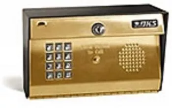 Doorking 1812-076 Intercom System Surface Mount Gold Plated Plus [NO LONGER AVAILABLE]
