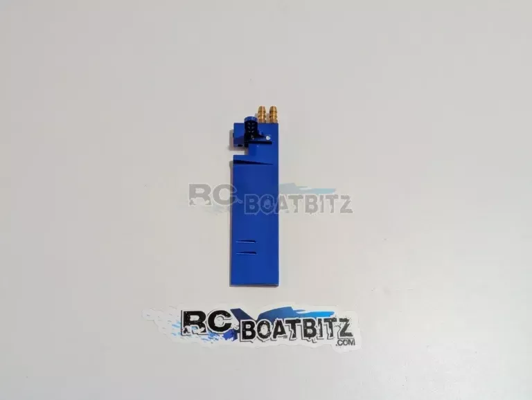 Dual pickup rudder kit suits Traxxas Spartan 125mm TR125K Blue