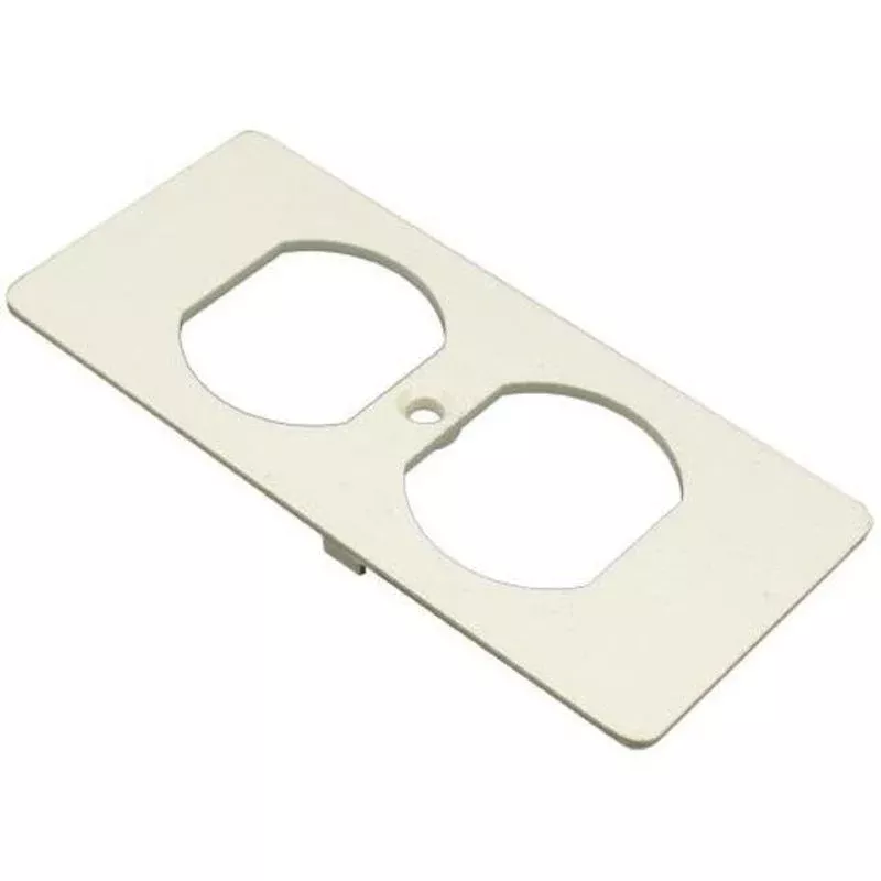 Duplex Faceplate / 5500 Series Raceway, PVC, Ivory By Wiremold 5507D