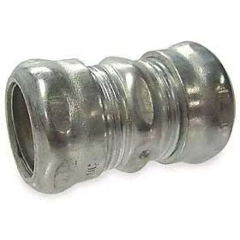 EMT Compression Coupling, 1-1/2 inch, Raintight, Steel By Hubbell-Raco 2926RT