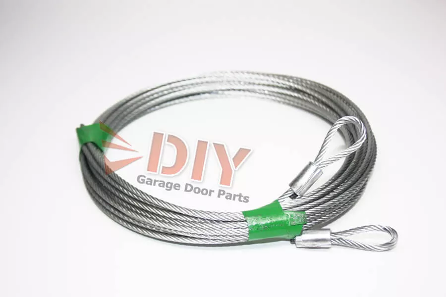 Extension Spring Cables for 7FT High Garage Door, 7X19 strand, 1/8″ thickness, 144″ length