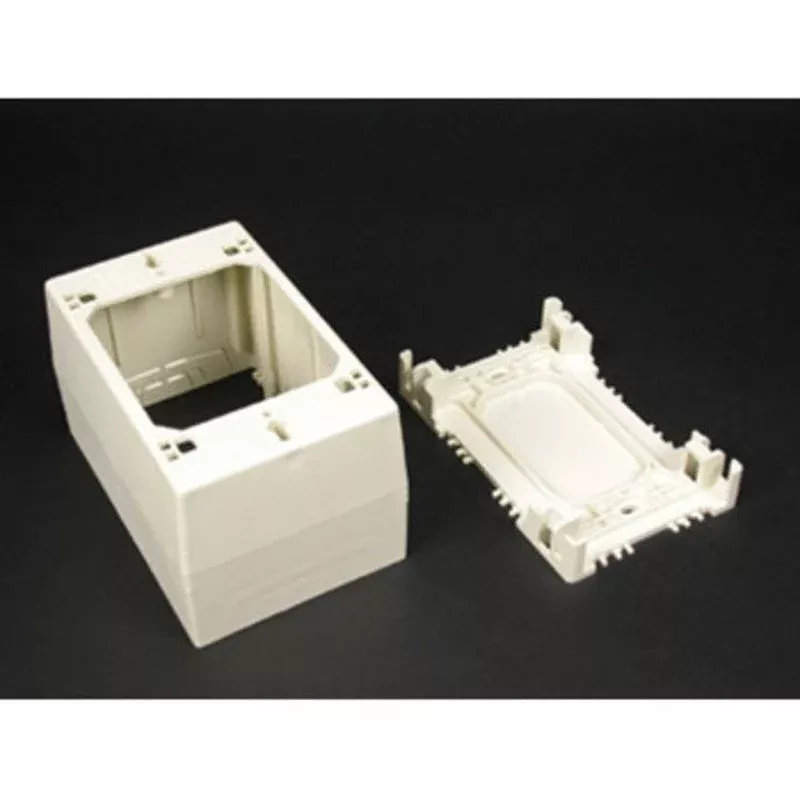 Extra Deep Device Box, 1-Gang, 2300 Raceway, Ivory By Wiremold 2344