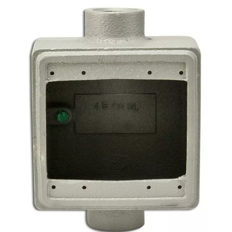 FD Device Box, 2-Gang, Feed-Thru, Type: FDC, 3/4", Malleable Iron By Appleton APPFDC275