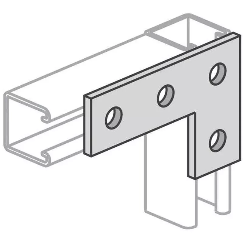 Flat Angle Plate By Power-Strut P1380A ZD