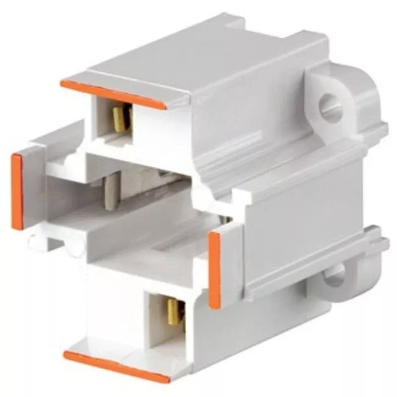 Fluorescent Lampholder, Compact, White By Leviton 26725-213