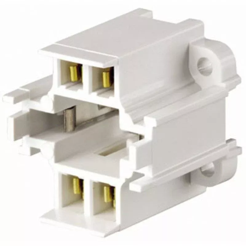 Fluorescent Lampholder, Compact, White By Leviton 26725-419