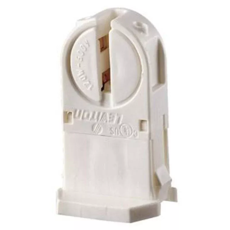 Fluorescent Lampholder, Linear By Leviton 13654-TWP