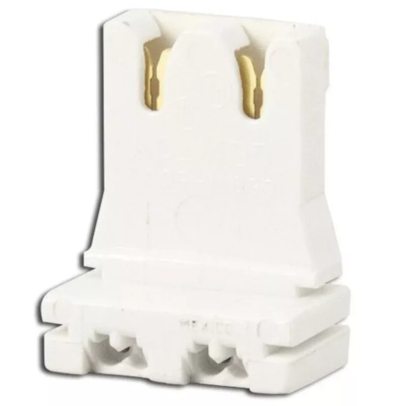 Fluorescent Lampholder, Medium Base, White By Leviton 13150-UR5