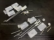 FMS1400mm warbird linkage set and servo mount