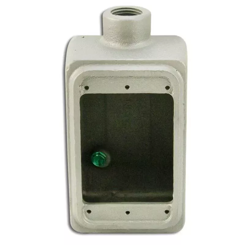 FS Device Box, 1-Gang, Dead-End, Type: FS, 1/2″, Malleable Iron By Appleton APPFS150