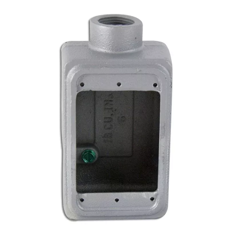FS Device Box, 1-Gang, Dead-End, Type: FS, 3/4", Malleable Iron By Appleton APPFS175