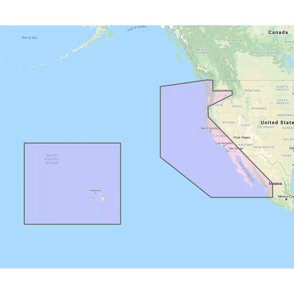 Furuno U.S. West Coast, HawaiiBaja Mexico – Vector Chart, Standard Resolution Satellite Photos f/Baja Mexico – Unlock Code [MM3-VNA-024]