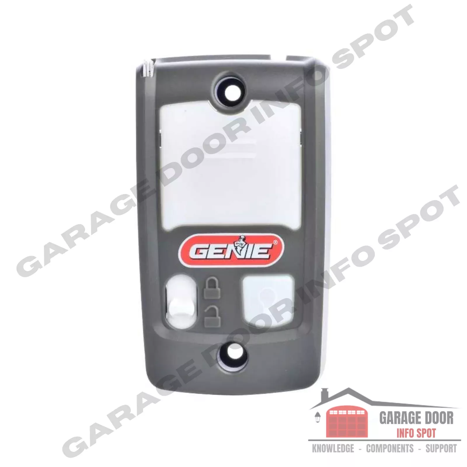 Genie GBWCSL2 Garage Door Wall Console 3 Function Series II 39165R White Button