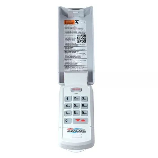 Genie Replacement Part – GUK-BX Universal Wireless Entry Keypad with Backlit Keys For Garage Door Opener