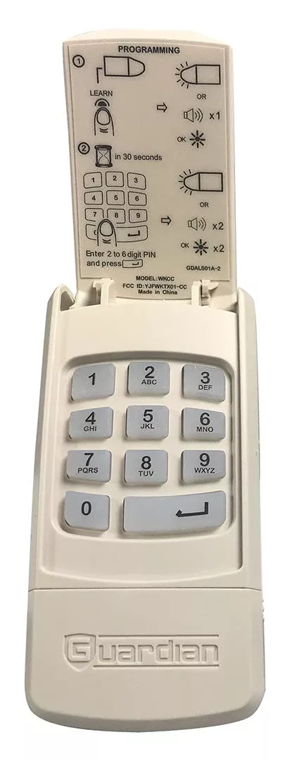 Guardian Replacement Model - WKCC-1 Wireless Keyless Entry Keypad For Garage Door Operators