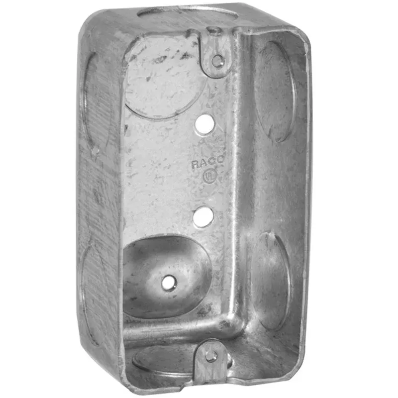 Handy Box, 1-7/8″ Deep, 3/4″ KOs, Drawn, Metallic By Appleton 4CS34