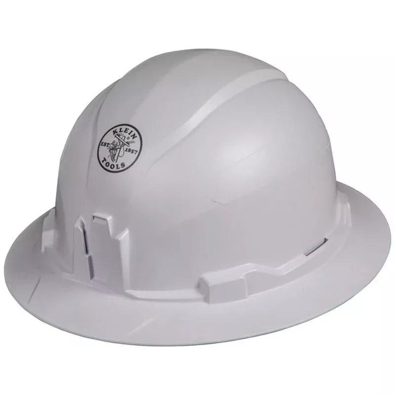 Hard Hat, Non-vented, Full Brim Style By Klein Tools 60400