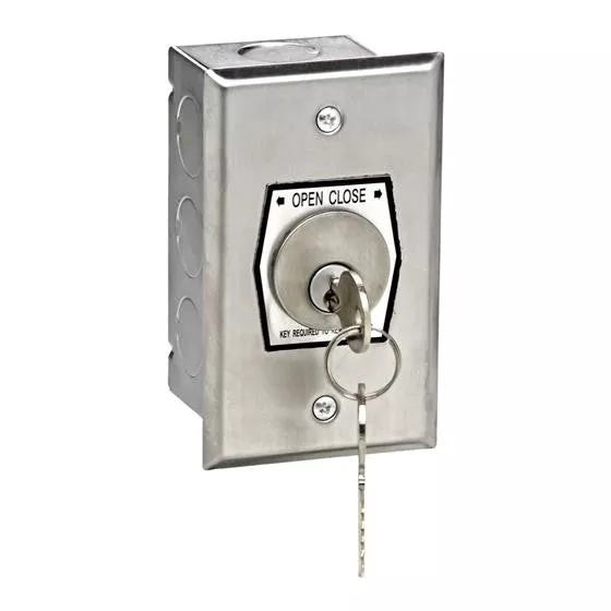 HBF Flush Keyswitch in Single Gang Box