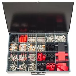 Heavy-Duty 4, 1 & 2/0 Gauge Crimp Connector Kit