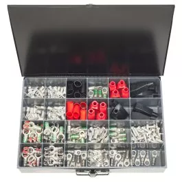 Heavy-Duty 4 & 2 Gauge Crimp Connector Kit