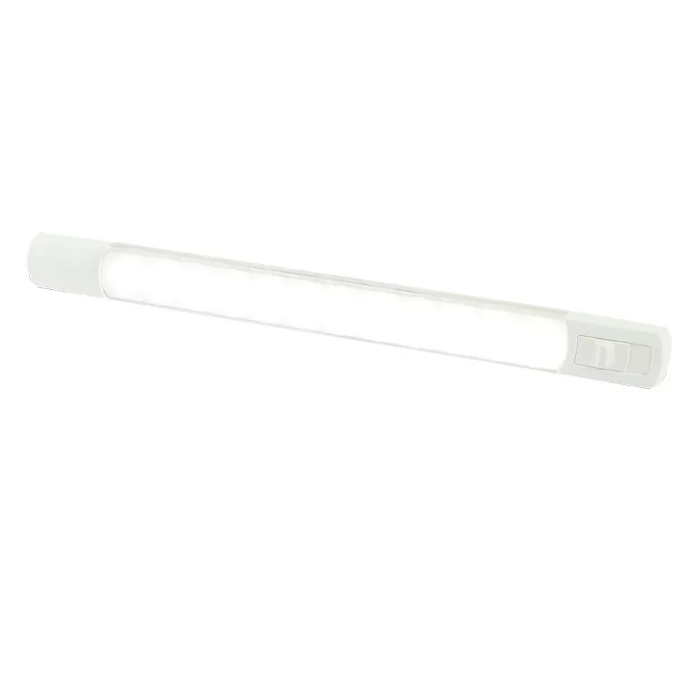 Hella Marine Surface Strip Light w/Switch – White LED – 12V [958123001]