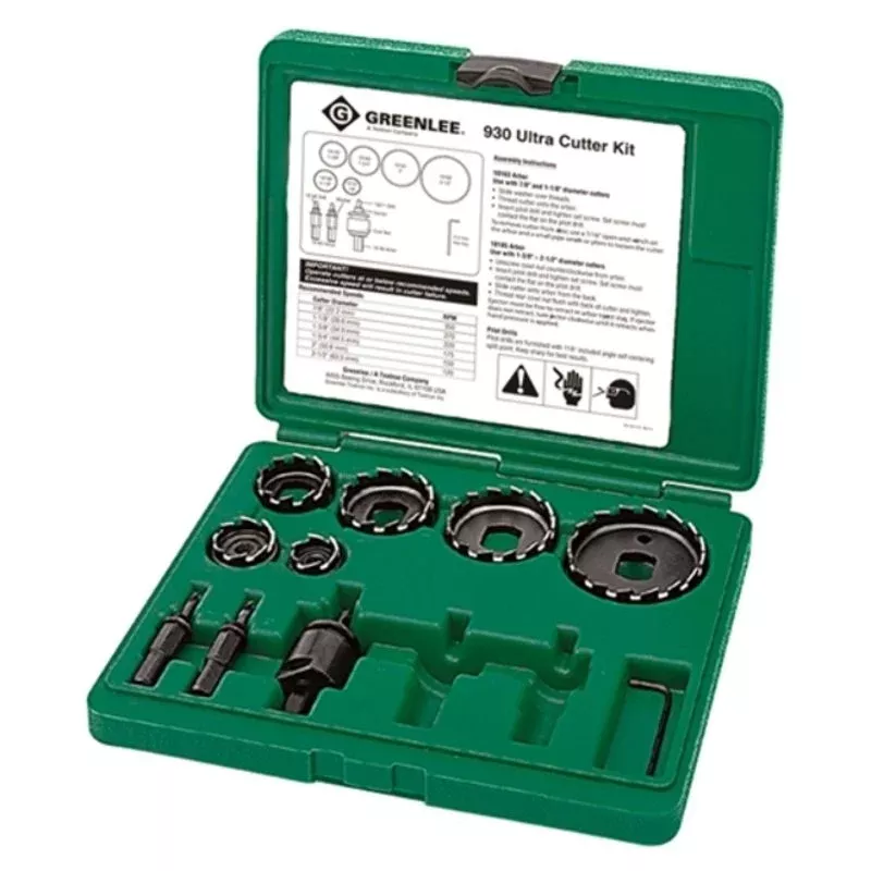Hole Saw Kit, 7/8 – 2-1/2″ By Greenlee 930