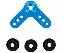 HSP Blue Aluminium Servo Arm L Shape