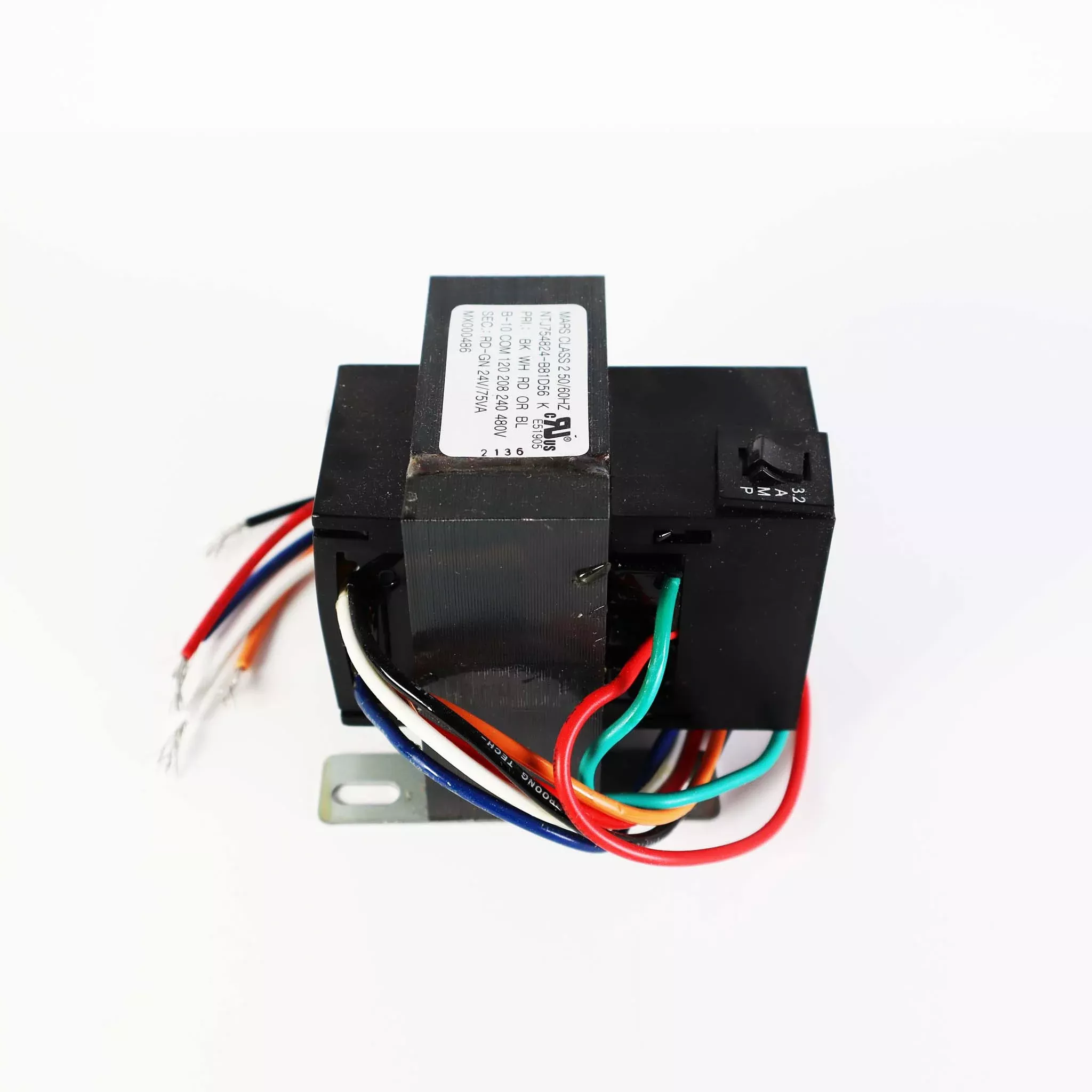 HySecurity MX000486 Transformer 24VAC 75VA 60H – All 60Hz except 575VAC