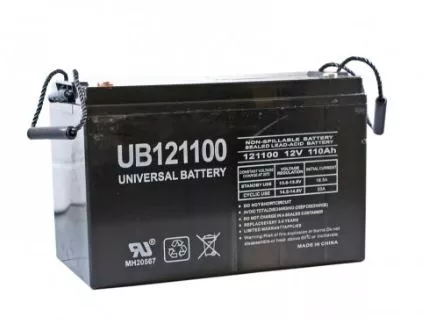 HySecurity MX000877 Battery, 12V, 110Ah, AGM