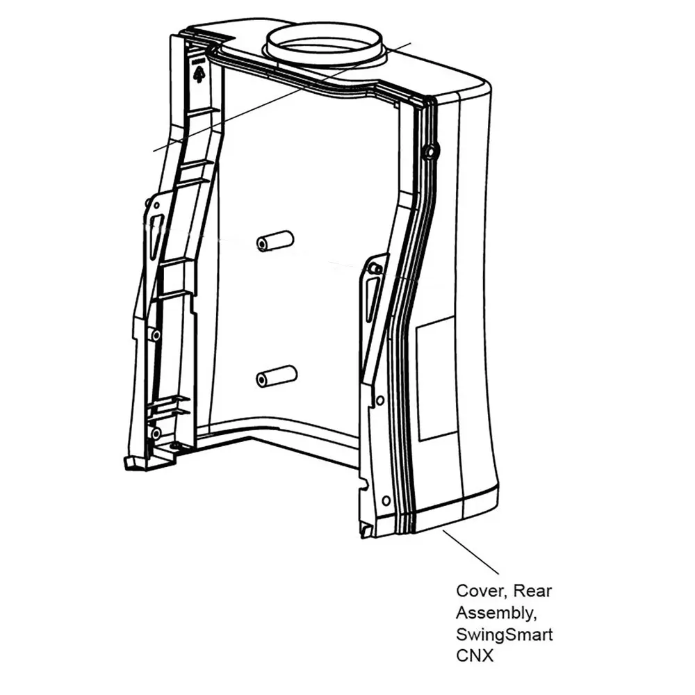 Hysecurity MX4460 Cover, Rear SwingSmart CNX