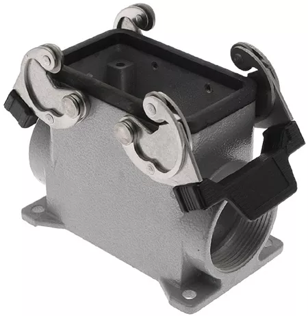 ILME CAP-10.229 C-Type Surface Mount Housing, Size 57.27, Double Lever, PG 29, 2 Entries