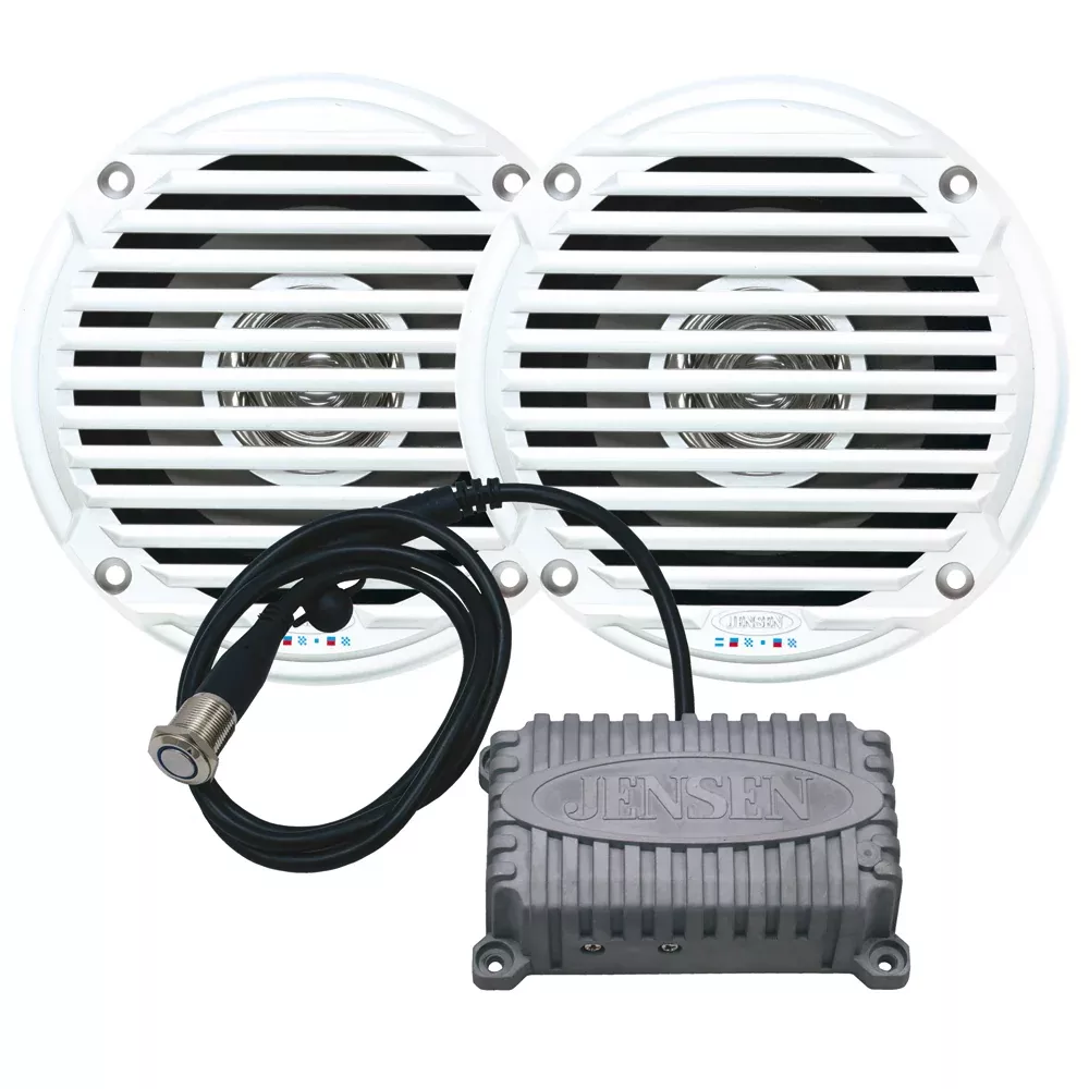 JENSEN CPM50 Bluetooth Package – Amplifier5″ Speakers [CPM50]