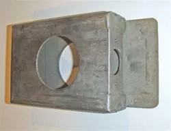 LH102STD 1-1/2 widesingle hole weldable lock box