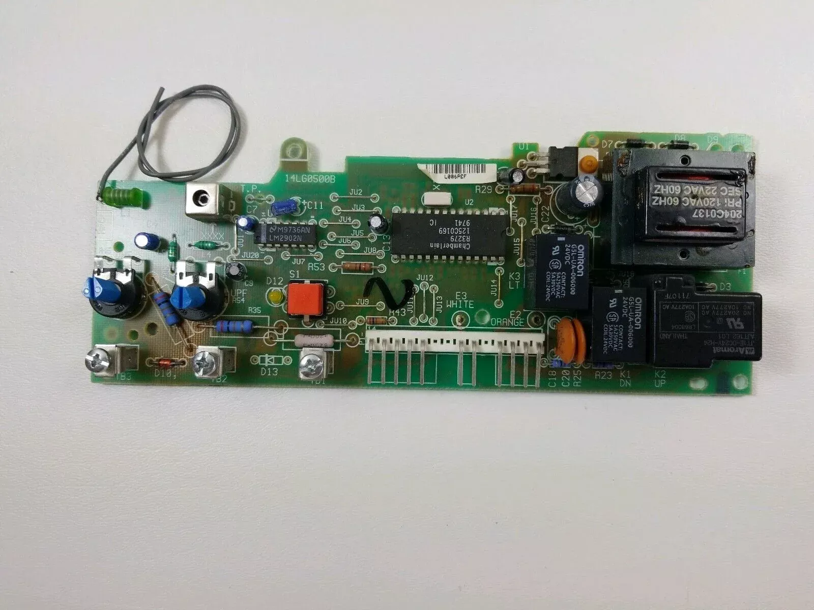 Liftmaster Chamberlain Screw Drive Circuit Board Red Learn 41D4674-10H - TESTED!