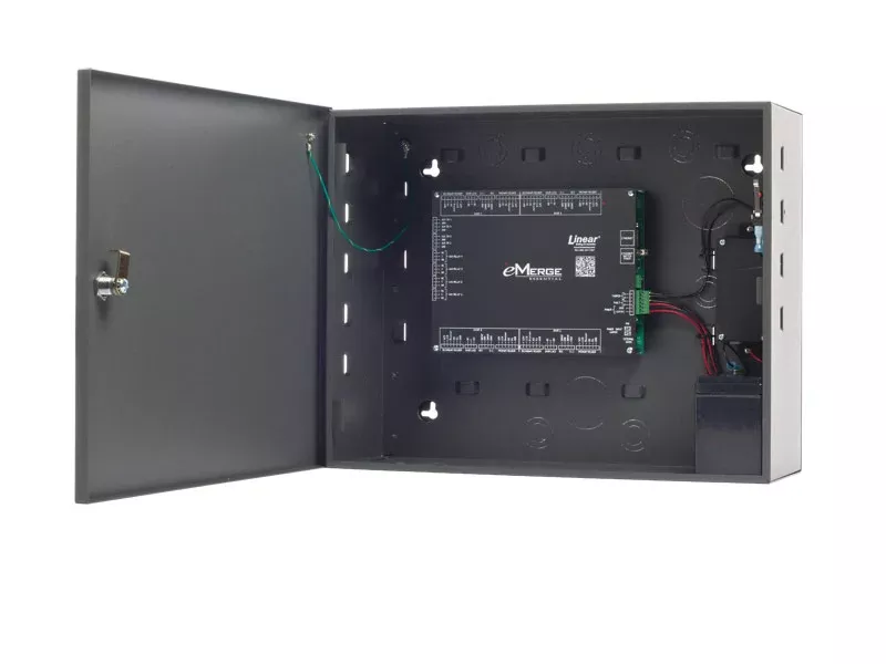Linear eMerge Essential Plus 1-Door Access Control Platform w/ Metal Enclosure – ES-1M