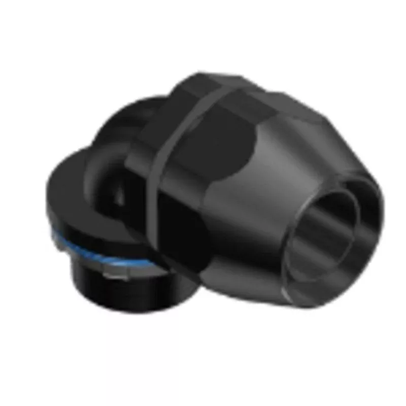Liquidtight Connector, 1/2", 90°, Bullet Style, Non-Metallic By Thomas & Betts LT950P