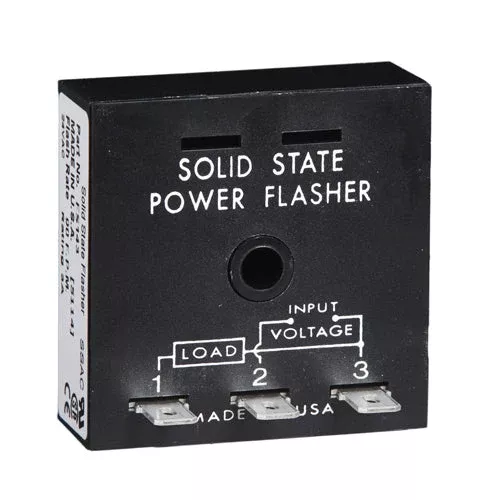 Littelfuse FS162-30, FS100 Series(Medium Amp), Flashers and Tower Lighting Control, 230VAC, 30 FPM Flash Rate