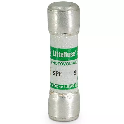 Littelfuse SPFS 4A Photovoltaic Solar Fuse, Silver Plated, Midget Size, 1000Vdc, SPF004S