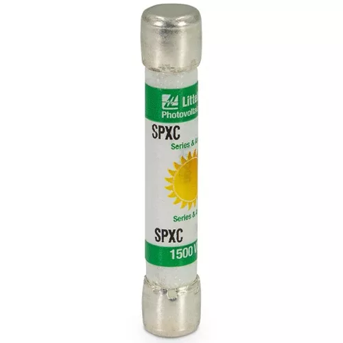 Littelfuse SPXC-S 1A Photovoltaic Silver Plated String Solar Fuse, 1500Vdc, SPXC001-S