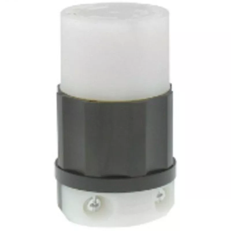 Locking Connector, 15 Amp, 125V By Leviton 4729-C