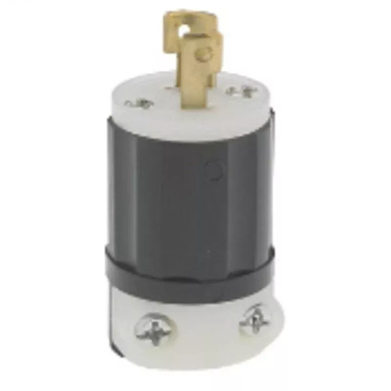 Locking Plug, 15A, 125 V, 2P2W By Leviton ML1-P