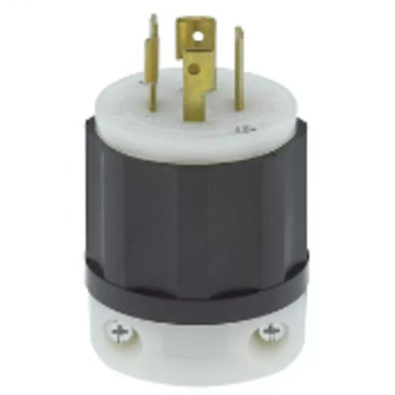 Locking Plug, 20A, 3PH 250V, L15-20P, 3P4W By Leviton 2421