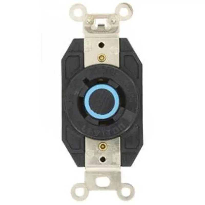 Locking Single Receptacle, 20A, 3PH Y 120/208V, 4P4W By Leviton 2440